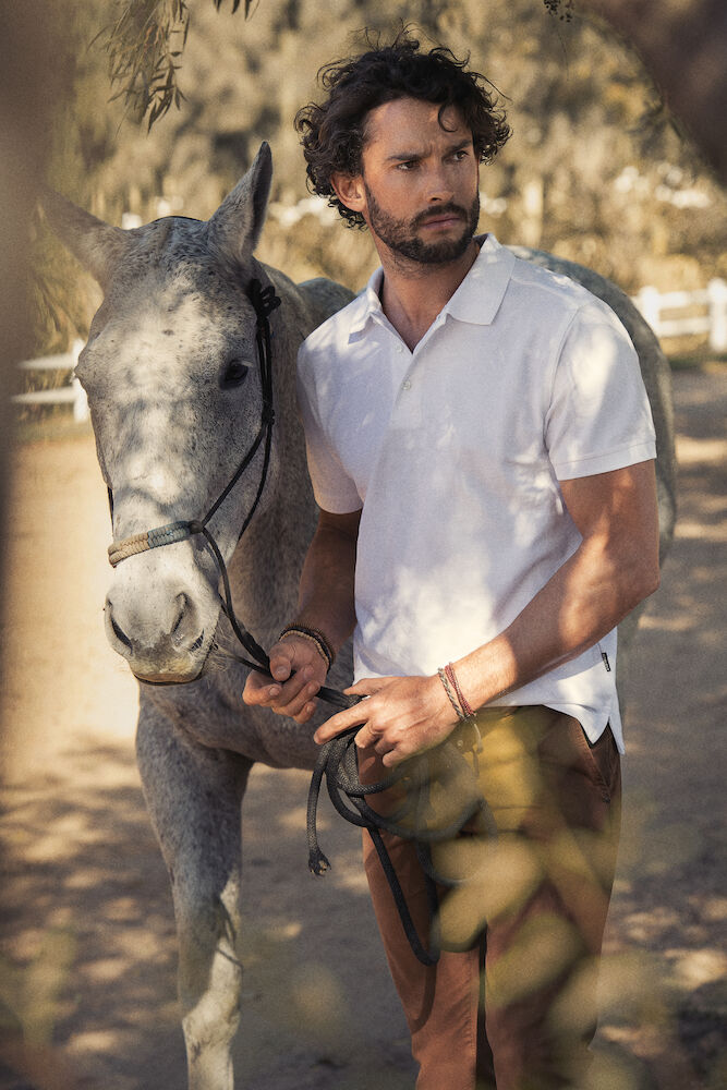 Polo moderna da uomo Neptune