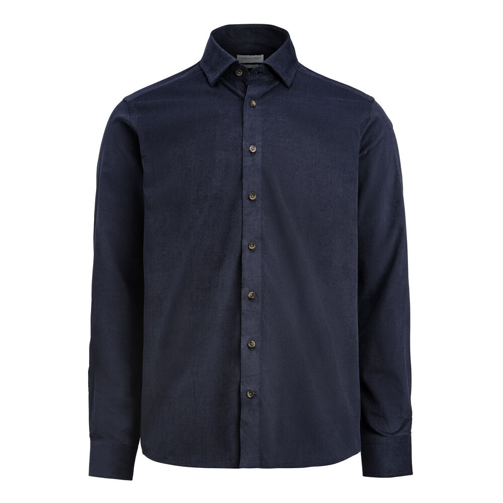 Indigo Bow 134 Cord Shirt Tailored Fit Men