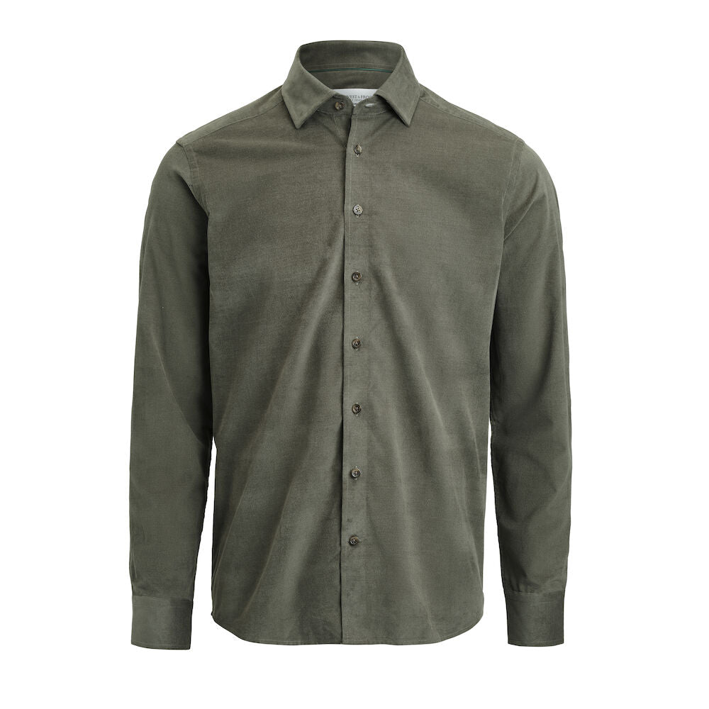 Indigo Bow 134 Cord Shirt Tailored Fit Men