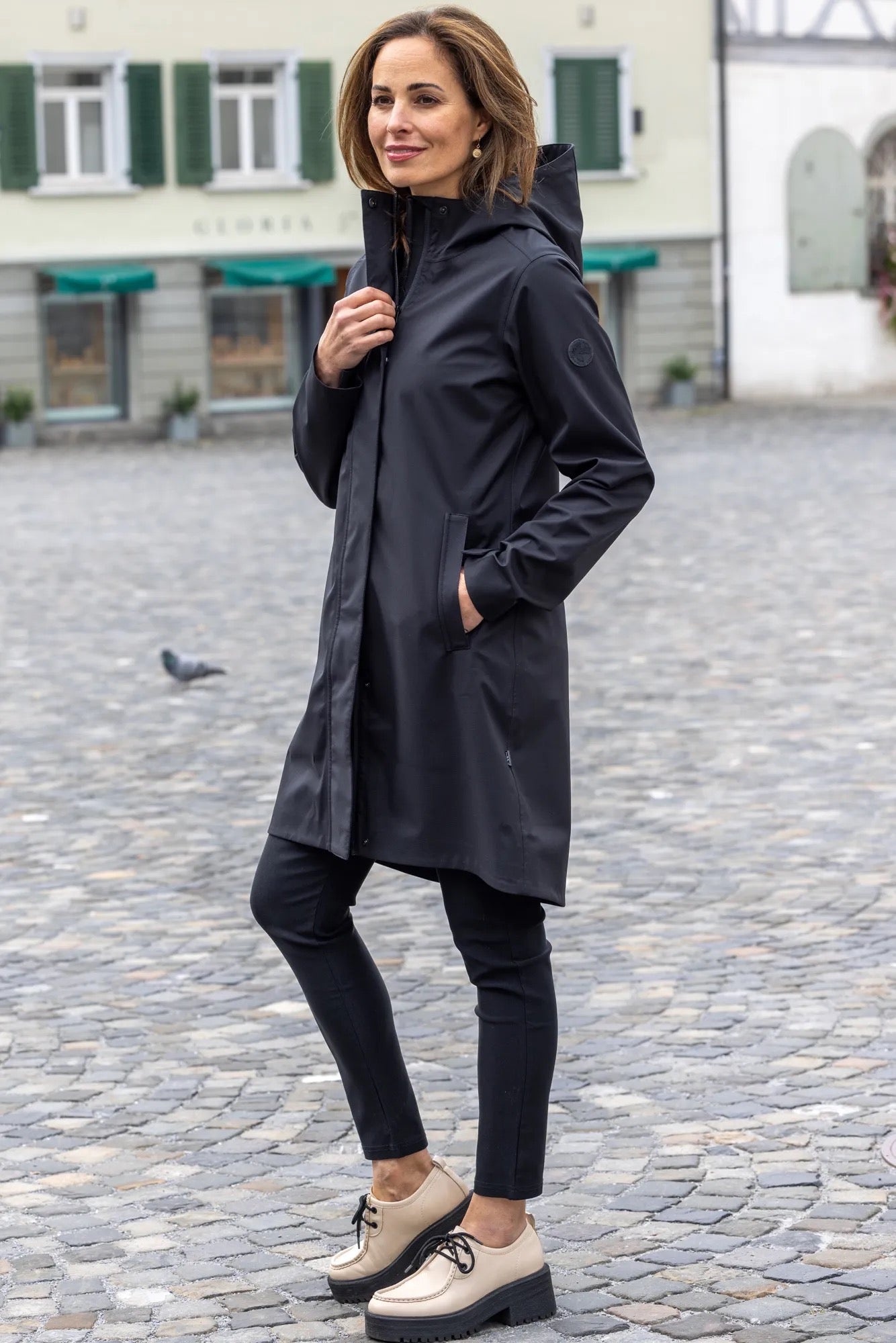 Giselle Damen Regenmantel