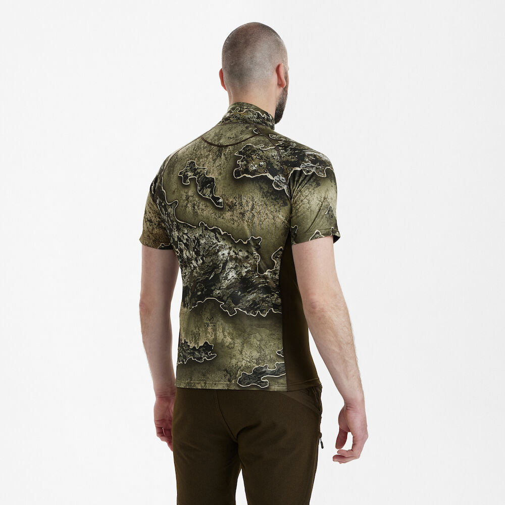 T-shirt da uomo Excape Insulated con colletto con zip