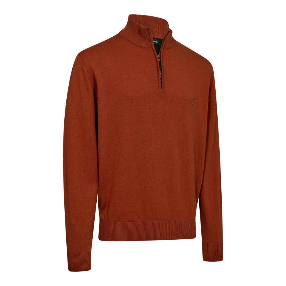 Harrington 1/2-Zip Strickpullover Herren