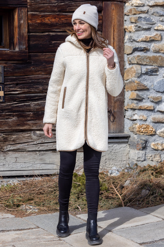 Fiona Damen Sherpa Mantel