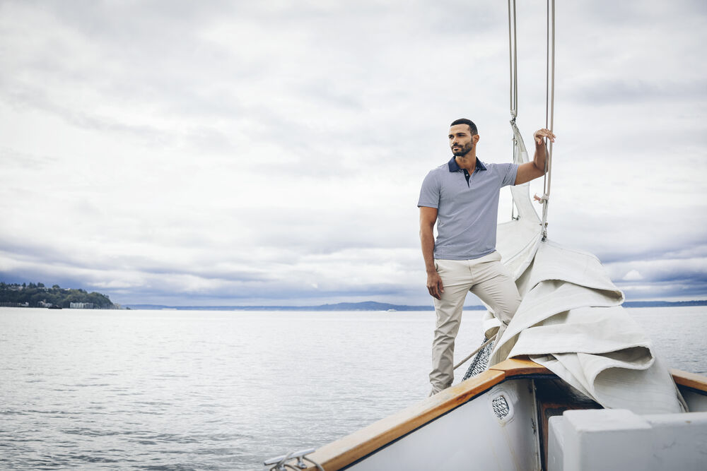 Virtue Polo Stripe Men
