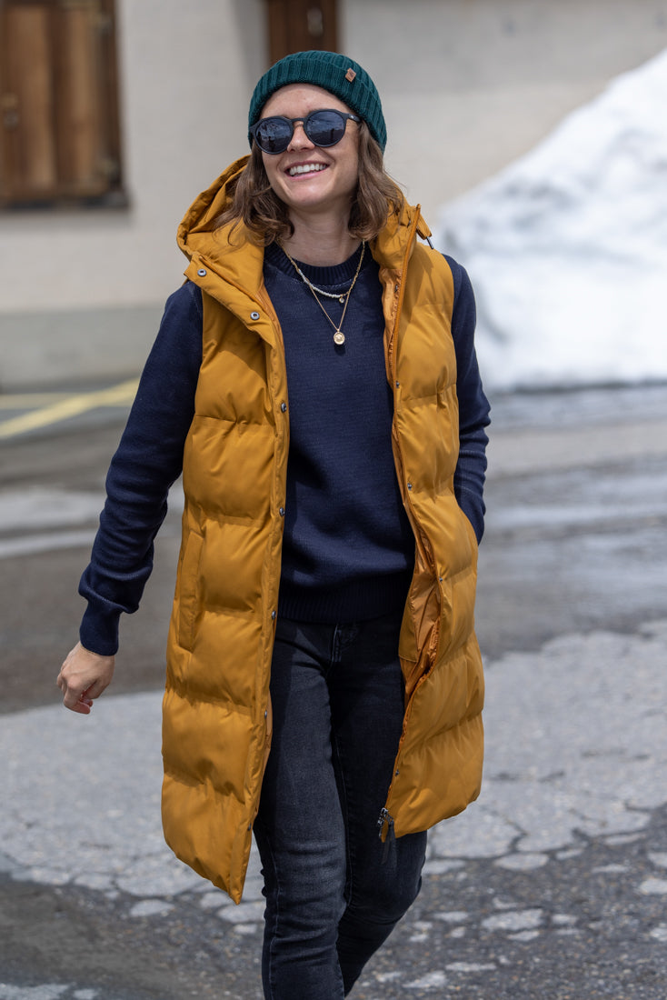 Petra Damen Thermo Gilet lang