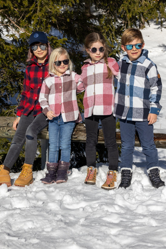 Wega Kinder Fleece Hemd-Jacke