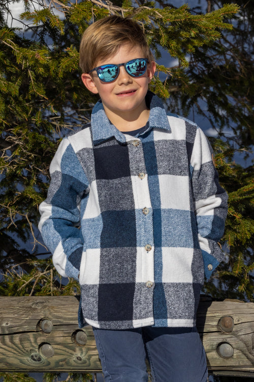Wega Kinder Fleece Hemd-Jacke