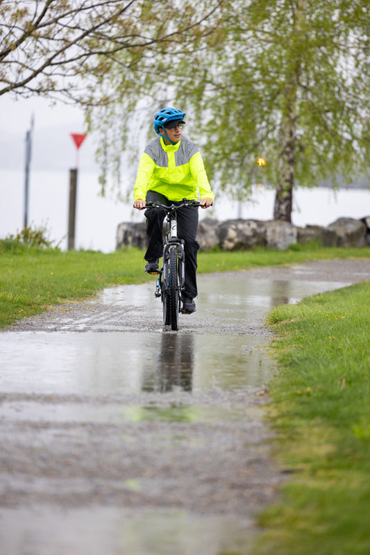 Giacca antipioggia da ciclista da uomo