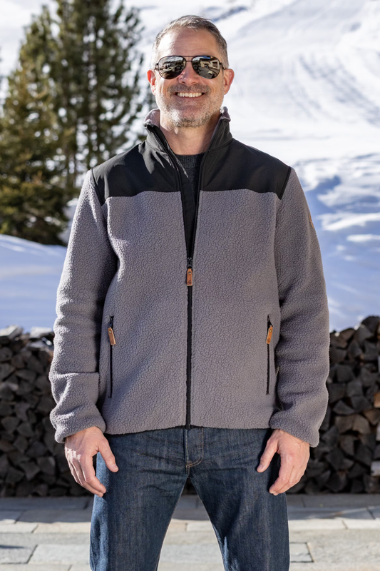 Duri Sherpa Fleece Jacke Herren