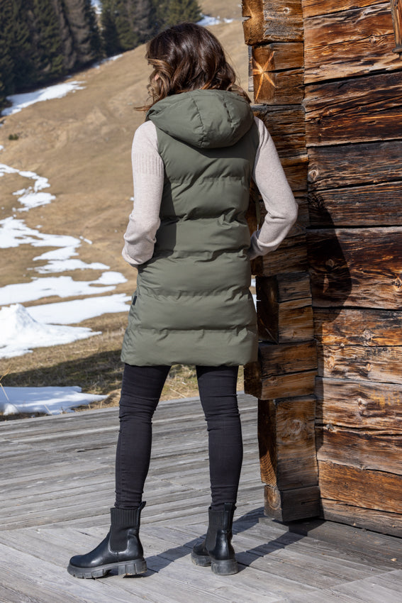 Petra Damen Thermo Gilet lang