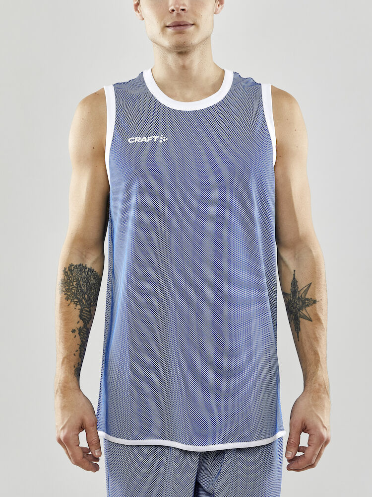 Progress Reversible Basket Singlet Men