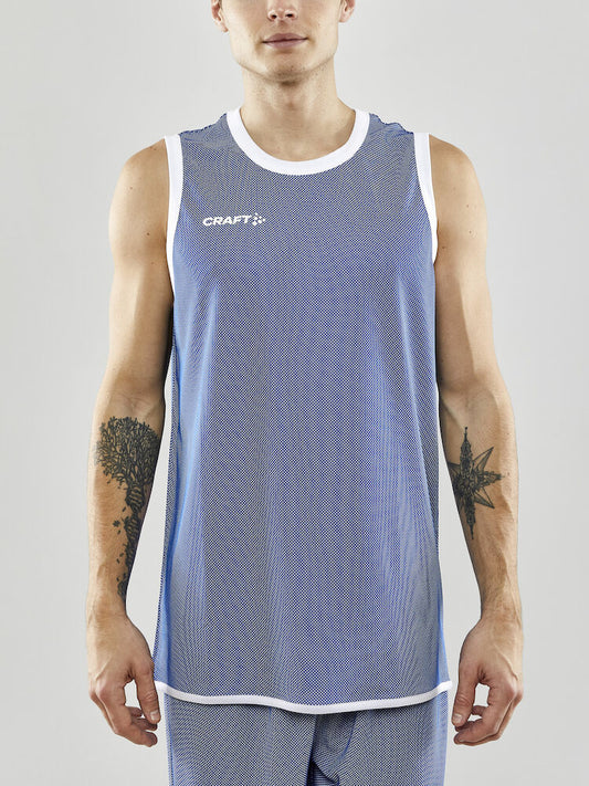 Progress Reversible Basket Singlet Men