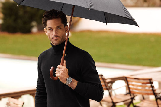 Maglione lavorato a maglia con tartaruga Ashland da uomo