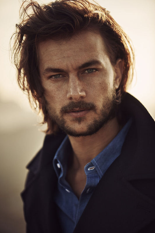 Camicia in denim Jupiter da uomo