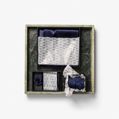 Giftbox Solid Paisley Tie Herren