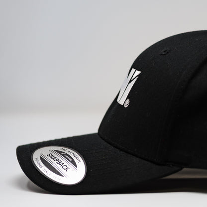 Baseball Cap 6 Panel Snapback Classic mit flacher Stickerei