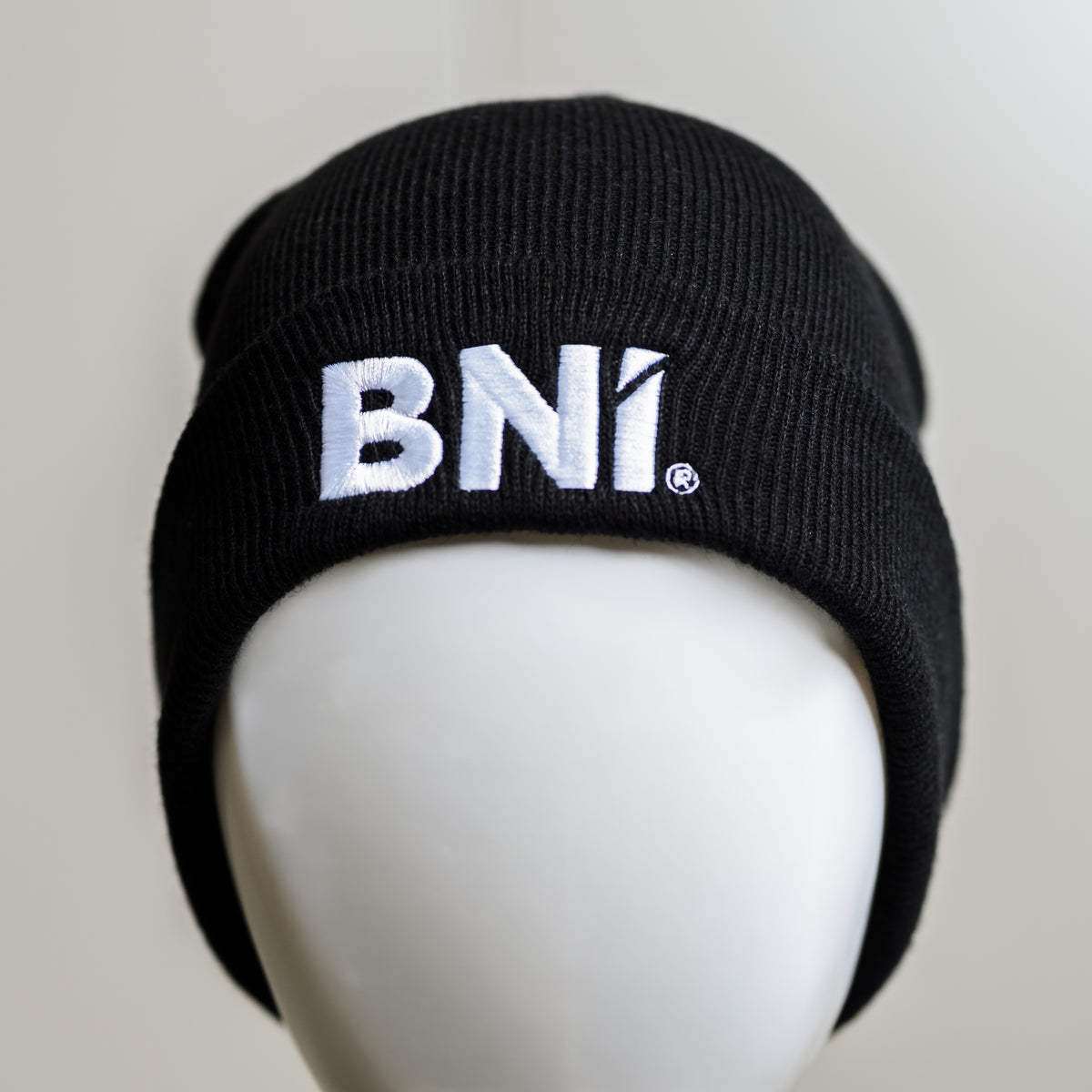 BNI Beanie - Original Strickmütze mit gesticktem Logo