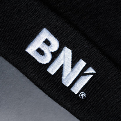 BNI Beanie - Original Strickmütze mit gesticktem Logo