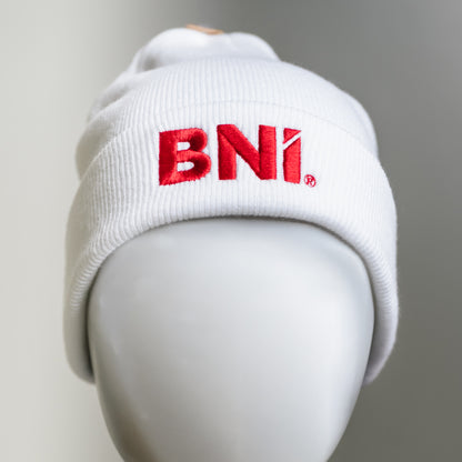 BNI Beanie - Original Strickmütze mit gesticktem Logo