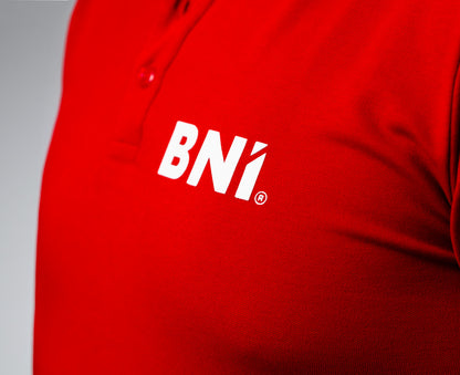 "Jet" Herren Business 3 Button Polo Shirt S/S mit High Density BNI Print