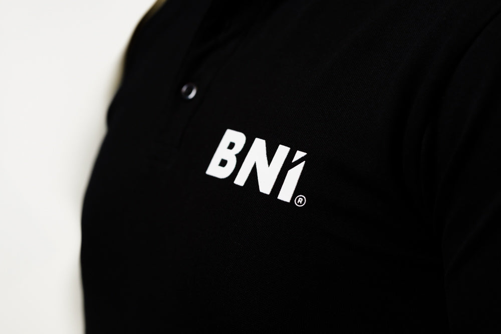 "Jet" Herren Business 3 Button Polo Shirt S/S mit High Density BNI Print
