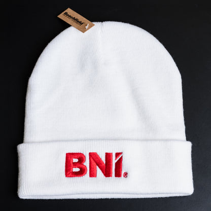 BNI Beanie - Original Strickmütze mit gesticktem Logo