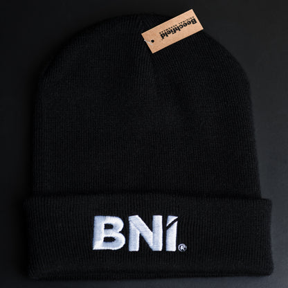 BNI Beanie - Original Strickmütze mit gesticktem Logo