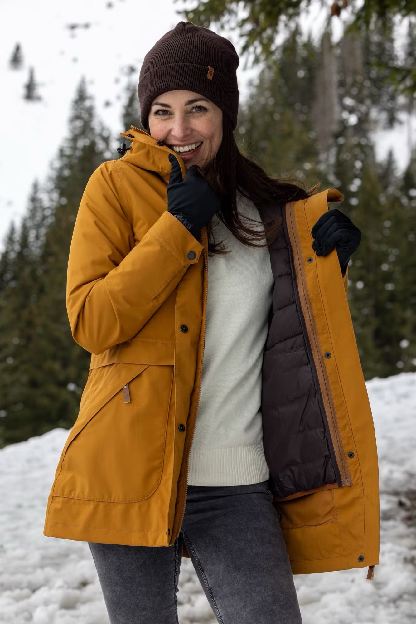 Melanie Damen Wintermantel