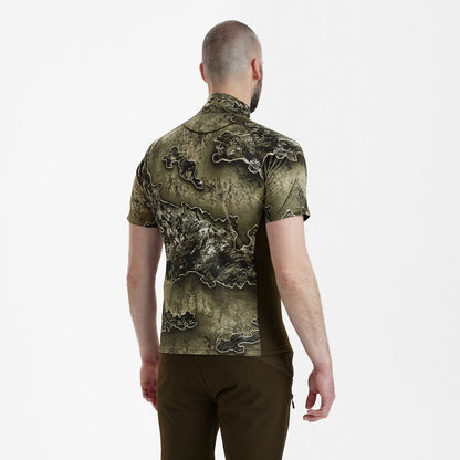 T-shirt da uomo Excape Insulated con colletto con zip