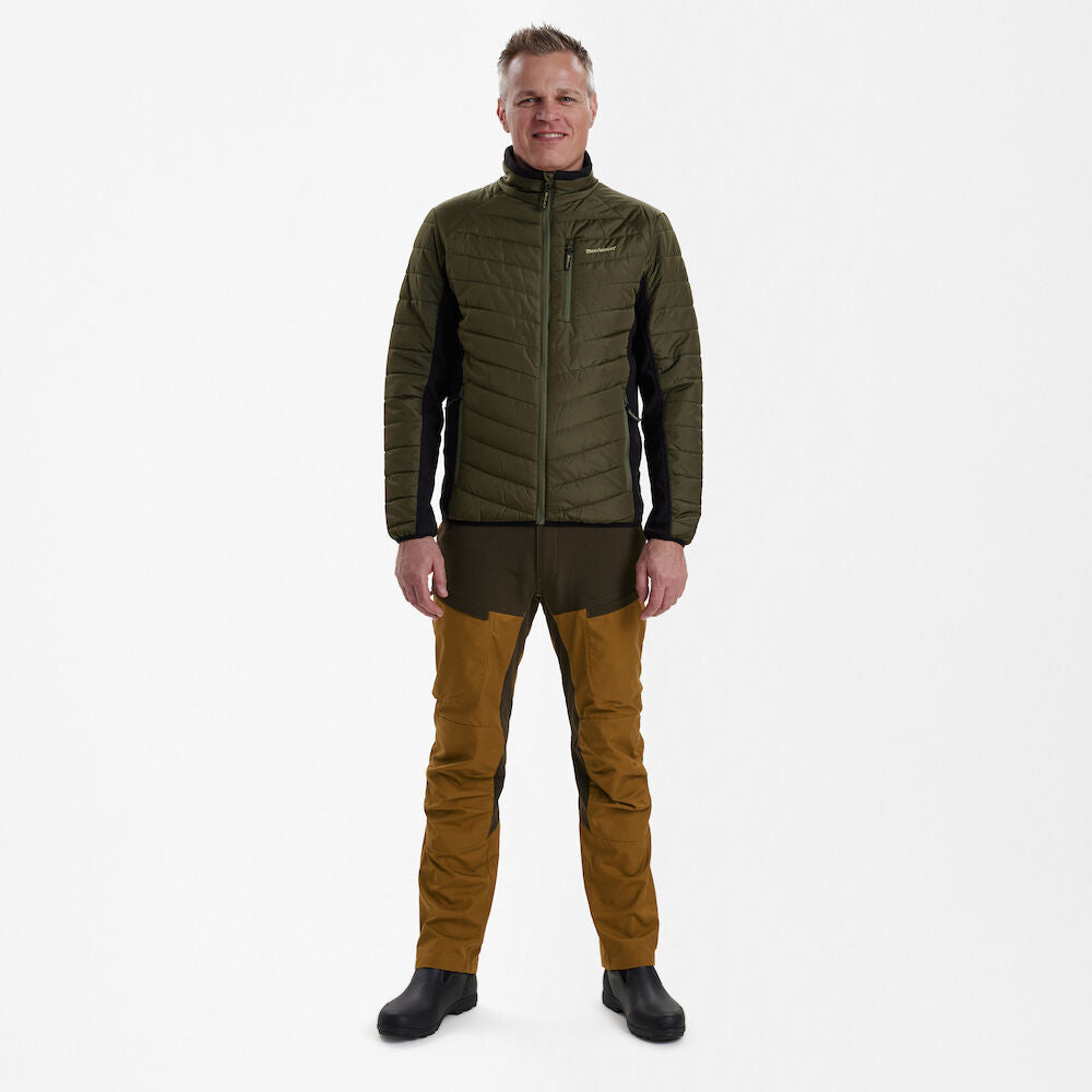 Moor Wattierte Herren Jacke mit Softshell