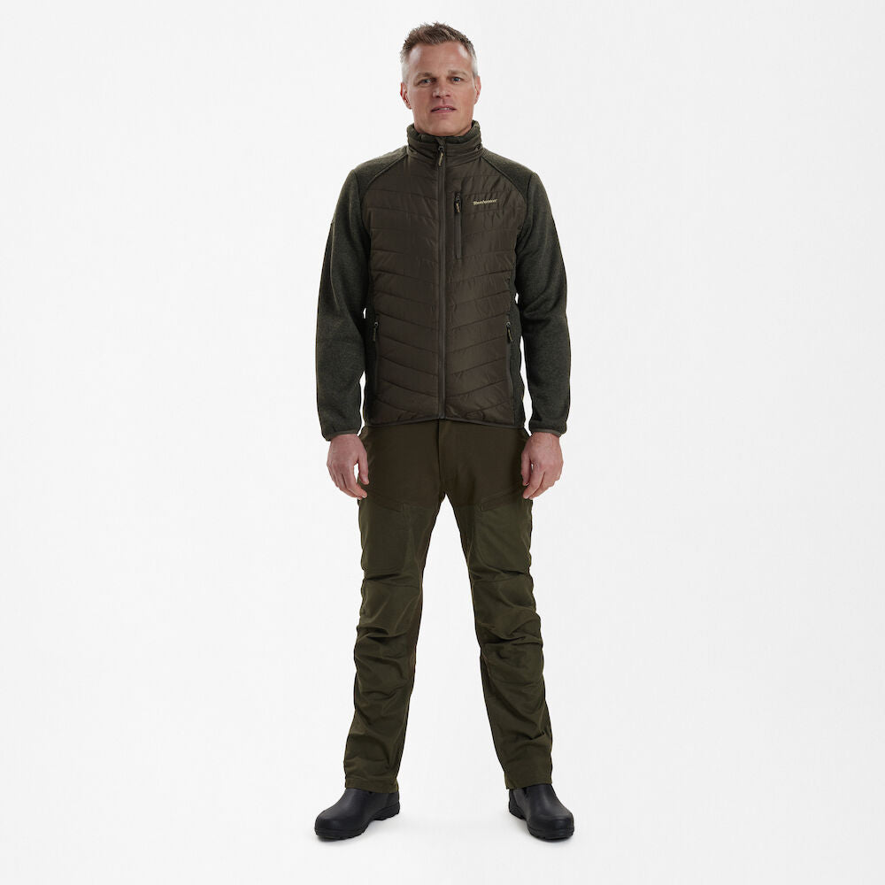 Moor Wattierte Herren Jacke mit Strick