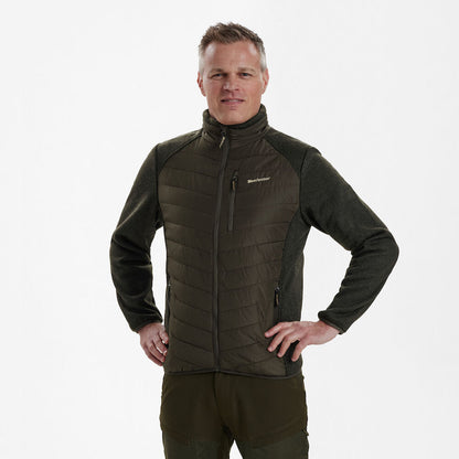 Moor Wattierte Herren Jacke mit Strick