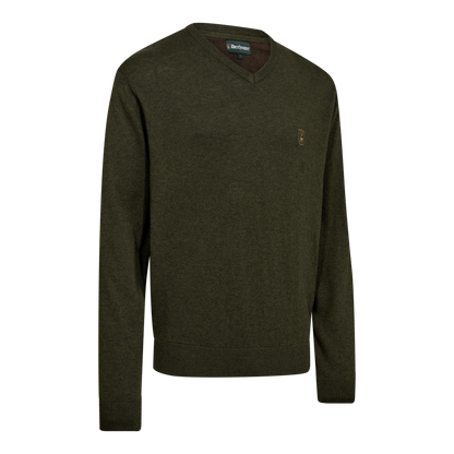 Harrington Strickpullover mit V-Ausschnitt Herren