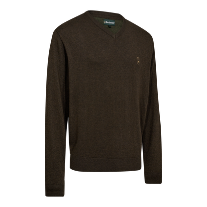 Harrington Strickpullover mit V-Ausschnitt Herren