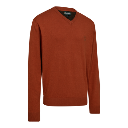 Harrington Strickpullover mit V-Ausschnitt Herren