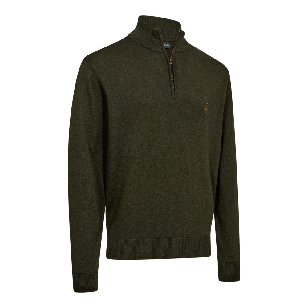 Harrington 1/2-Zip Strickpullover Herren