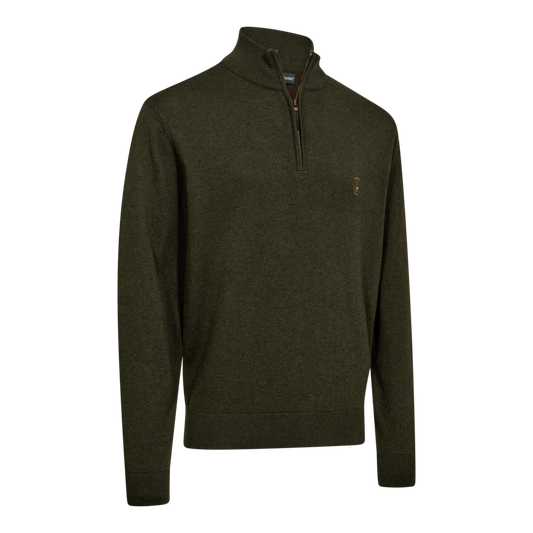 Harrington 1/2-Zip Strickpullover Herren