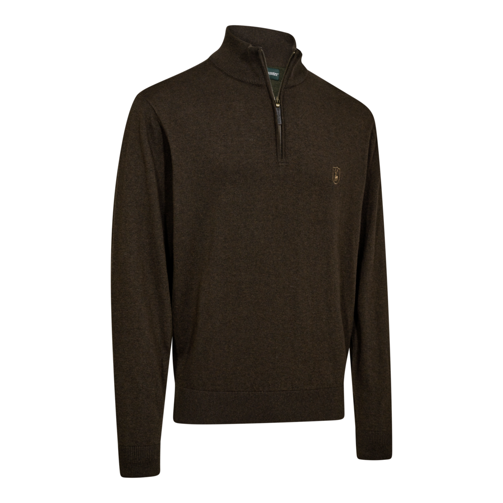 Harrington 1/2-Zip Strickpullover Herren