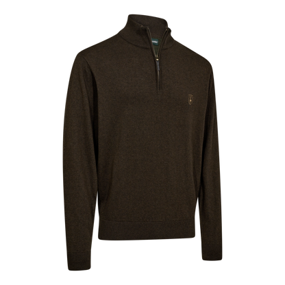 Harrington 1/2-Zip Strickpullover Herren
