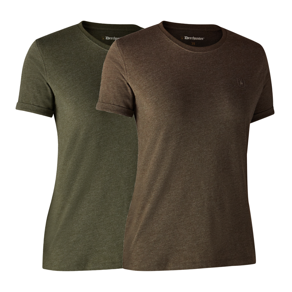 Ladies Basis T-shirt im 2er-Pack Damen