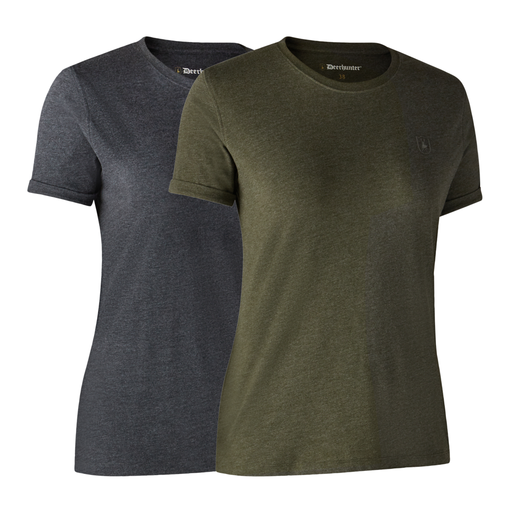 Ladies Basis T-shirt im 2er-Pack Damen