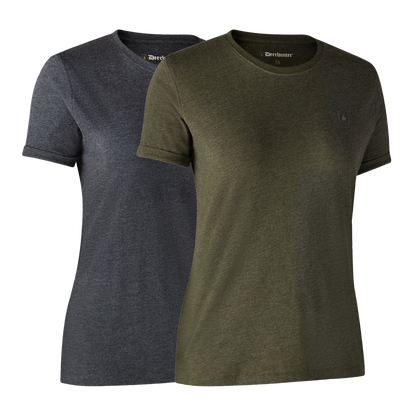 Ladies Basis T-shirt im 2er-Pack Damen