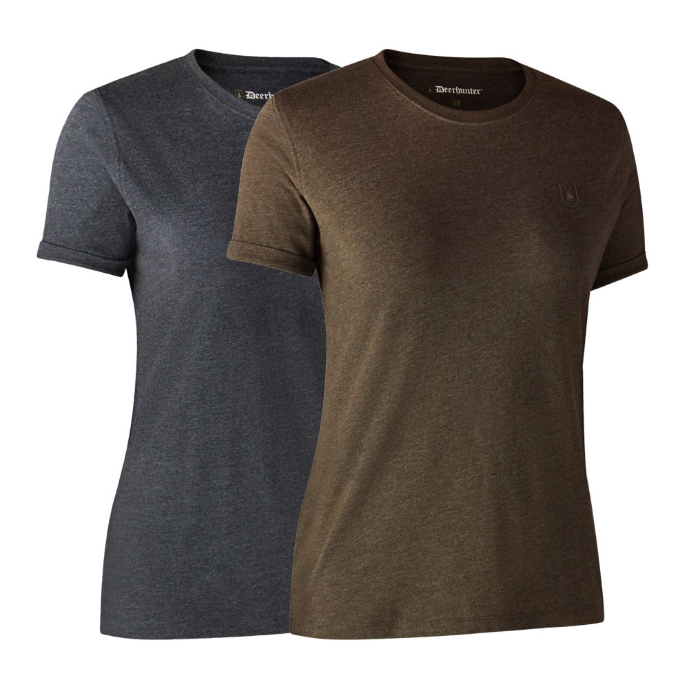Ladies Basis T-shirt im 2er-Pack Damen