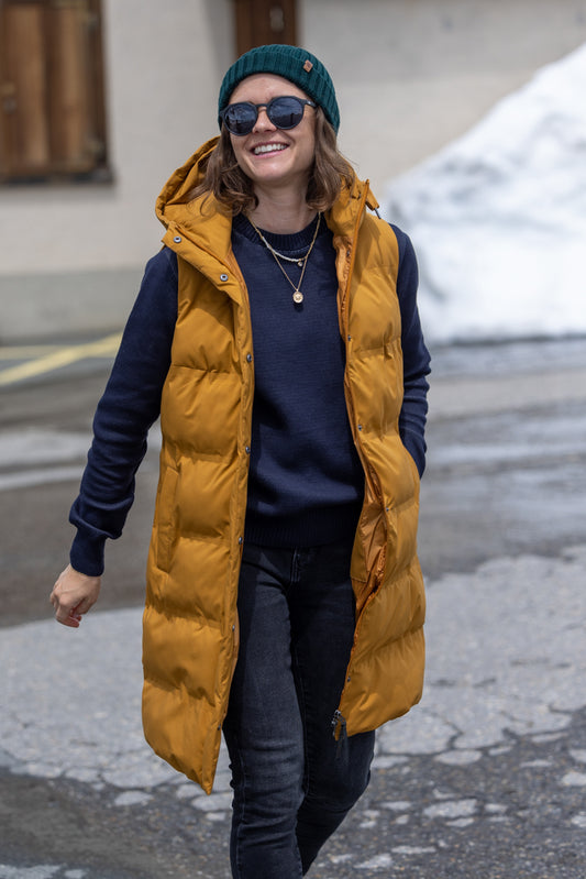 Petra Damen Thermo Gilet lang