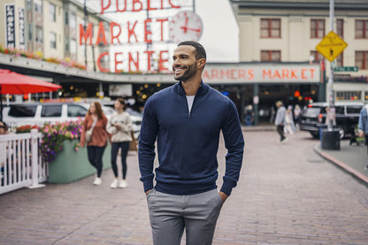 Everett Half Zip Sweater Unisex