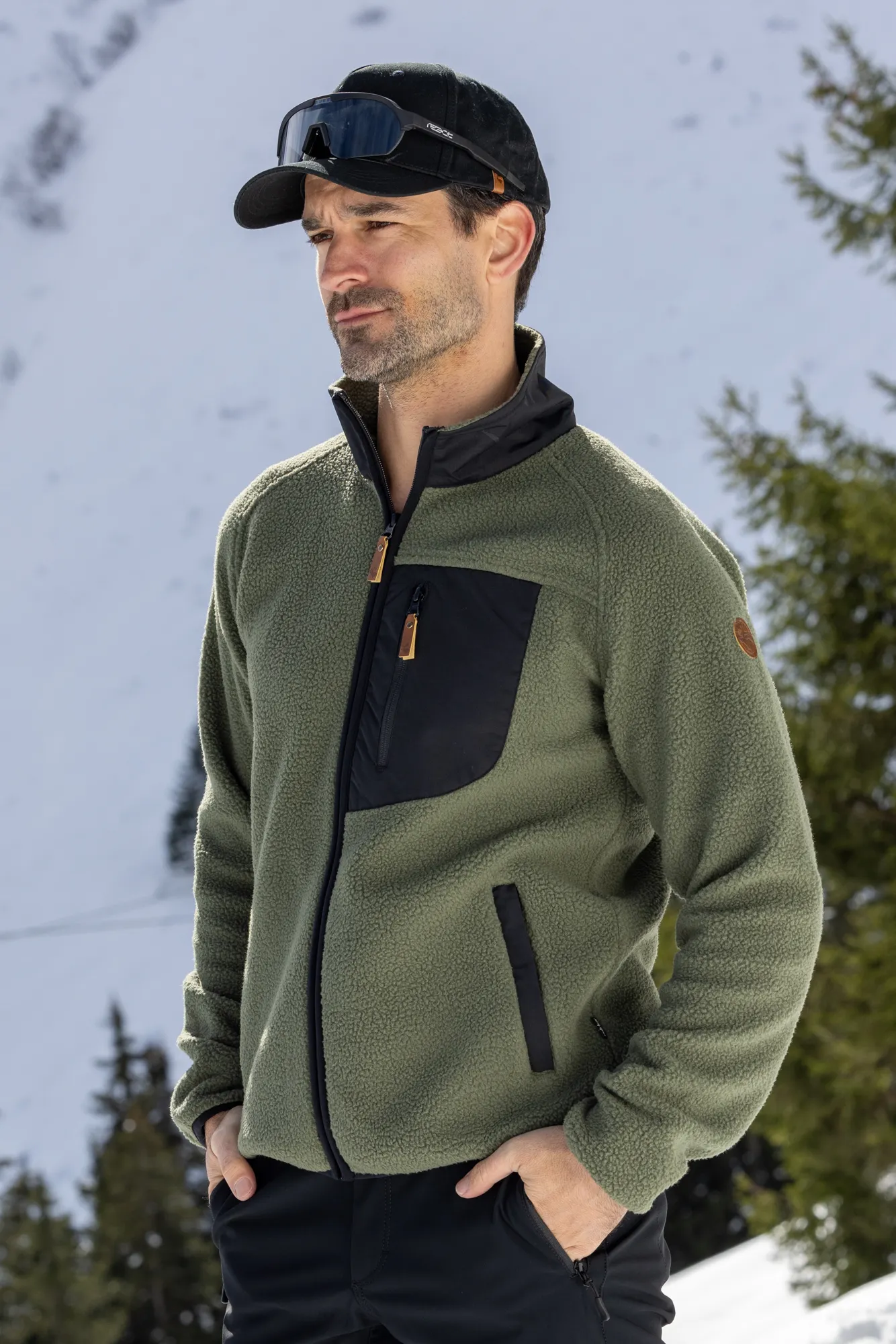 Carson Herren Fleece Jacke