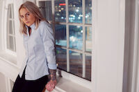 Red Bow 122 Blouse Woman