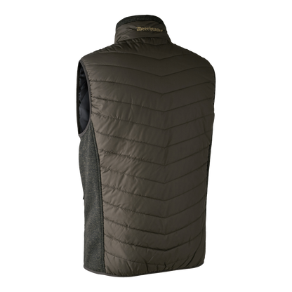 Gilet da uomo imbottito Moor con lavorazione a maglia