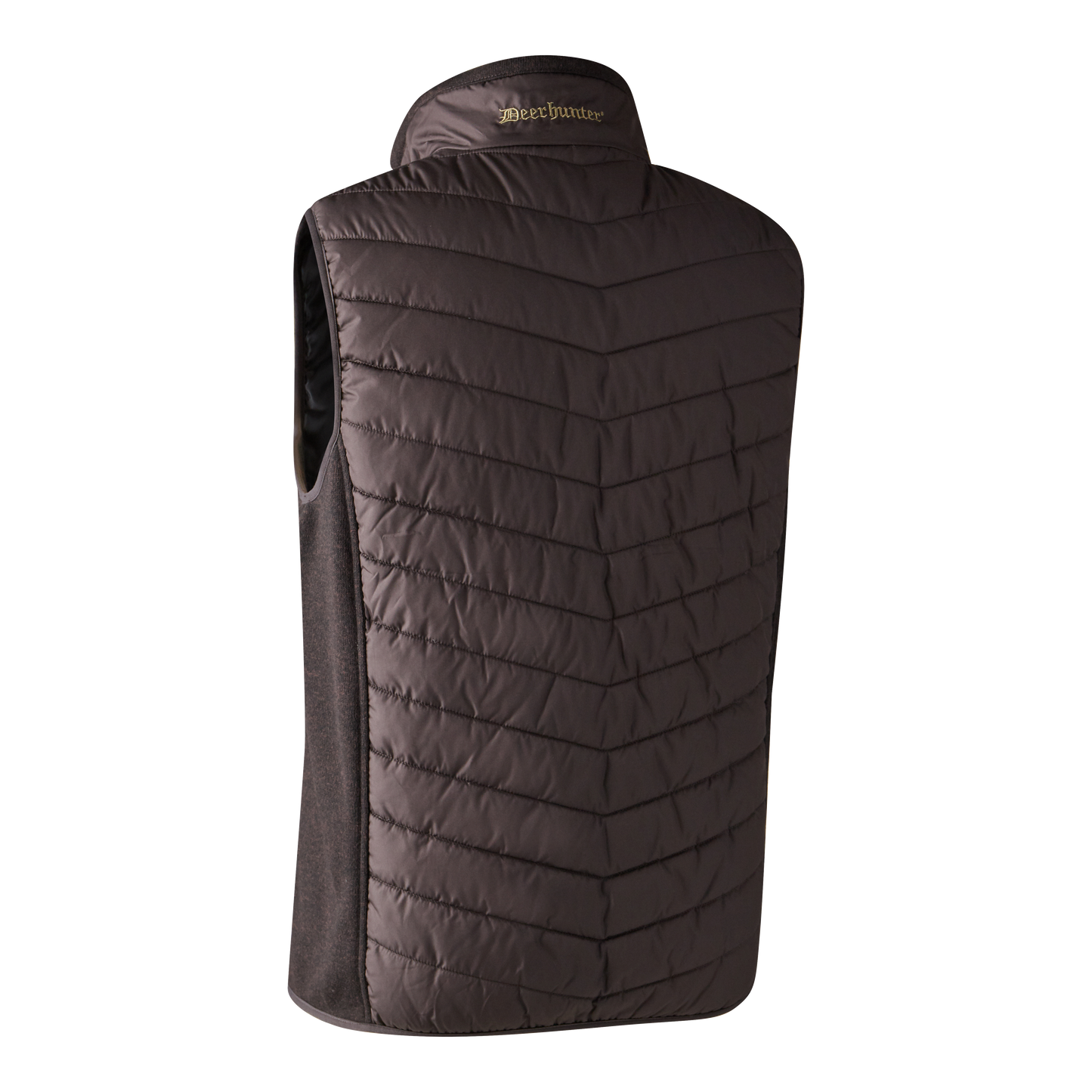 Gilet da uomo imbottito Moor con lavorazione a maglia