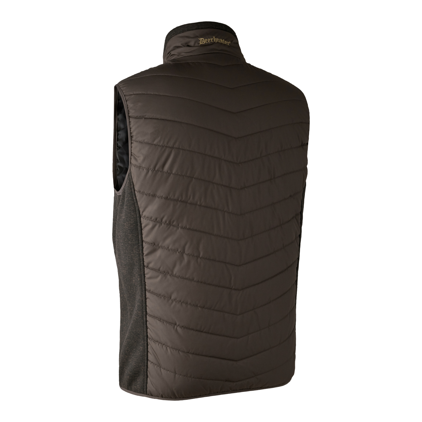 Gilet da uomo imbottito Moor con lavorazione a maglia